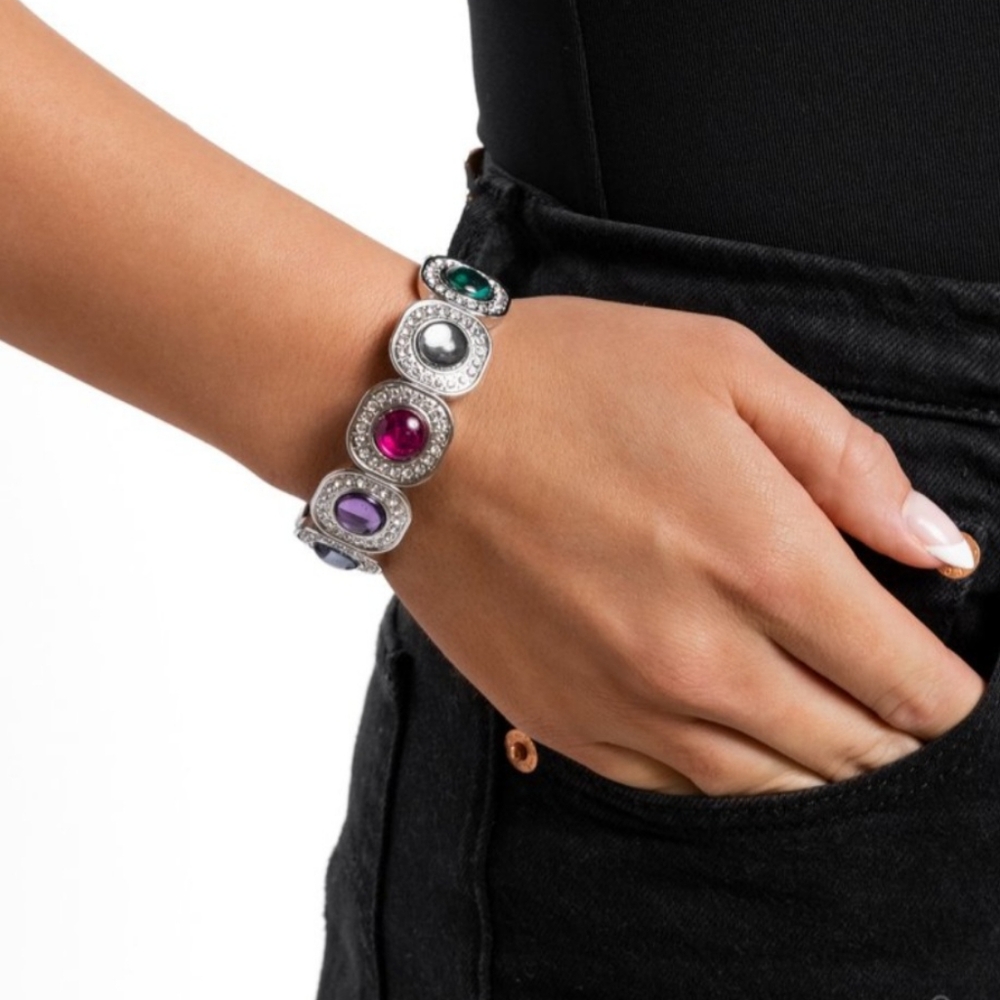 Silver Stretchy Bracelet